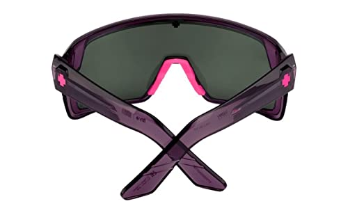 Spy Monolith Sunglasses Translucent Dark Purple with Happy Dark Purple Spectra Lens4