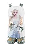 Frozen Mädchen Kurz Pyjama Schlafanzug (Grün,5 Jahre)