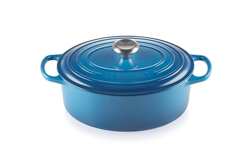 Le Creuset Enameled Cast Iron Signature Oval Dutch Oven, 5 qt, Marseille