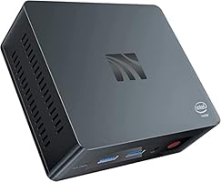 Mini PC Desktop Computer Windows10 Business Gaming Home Office 8GB RAM128G SSDCeleronJ4125 bis zu 2.7 GHz Prozessor unterstützt 4K HDMI Dual WiFi 2.4 G + 5.8 G Ethernet 1000 M USB 3.0X4 BT4.0