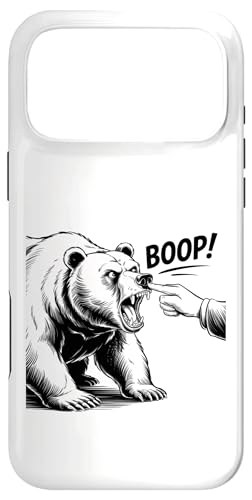 Boop the Angry Bear �f�U�C�� �������D�Ƃ�y���݂̂��߂� �X�}�z�P�[�X iPhone 17 Pro Max �p