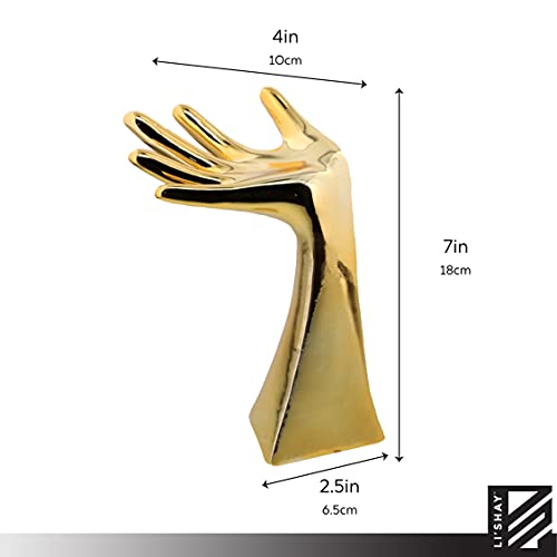 Gold Hand Ring Holder Mannequin Jewelry Bracelet Ring Display #TOP1