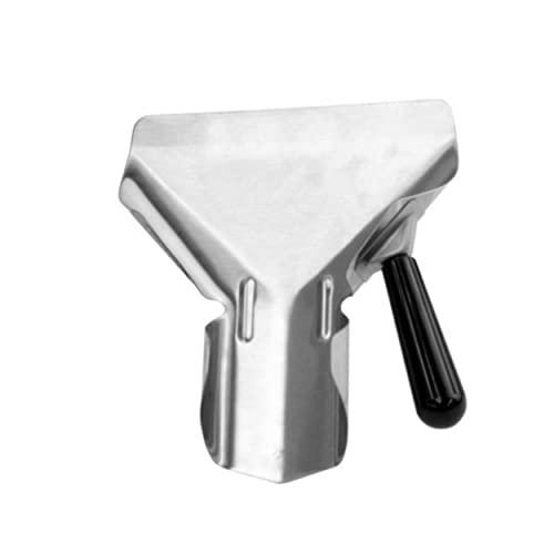 TrueCraftware- Commercial French Fry Bagger Stainless Steel Removable Right Handle- Popcorn Machine Commercial French Fry Bagger Scooper Speed Scoop Shovel for Potato Chips Snacks Popcorn Bar