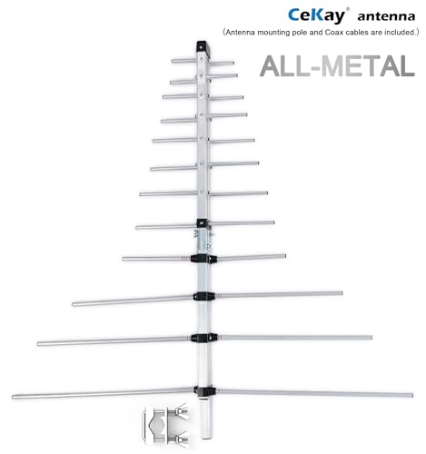 Antenne extérieure Yagi résout les problèmes de réception TV difficile 4K - 6