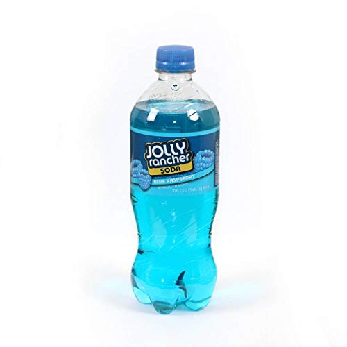 Jolly Rancher Blue Raspberry Soda, 20 Ounce (24 Bottles)