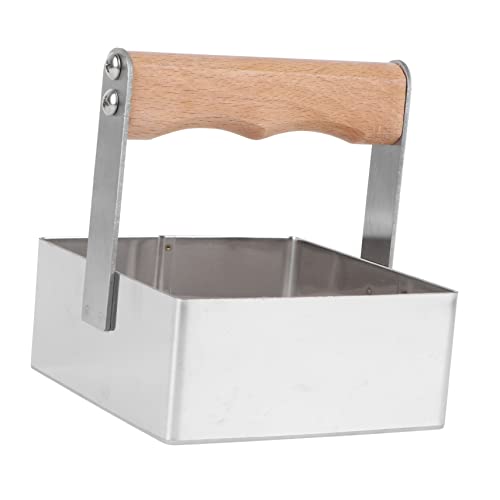 Toyvian 2 Piezas Troqueladora de miel corte abeja suministros para cortar miel guardián cuadrado Berizante de miel raspadera colmena herramienta apicultura apicultor Acero inoxidable Plata