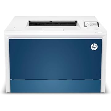 HP Color LaserJet Pro 4202dw 4RA88F, Stampante a Singola Funzione A4, Stampa Fronte e Retro Automatico su due facciate, 33 ppm, USB, USB Host, Wi-Fi, Gigabit Ethernet, HP Smart, LCD a 4 righe, Blu