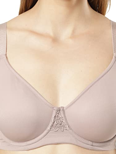 Image of Jockey 1855 Women Under-Wired Non-Padded Soft Touch Microfiber Elastane Stretch Full Coverage Minimizer Bra with Broad Wings