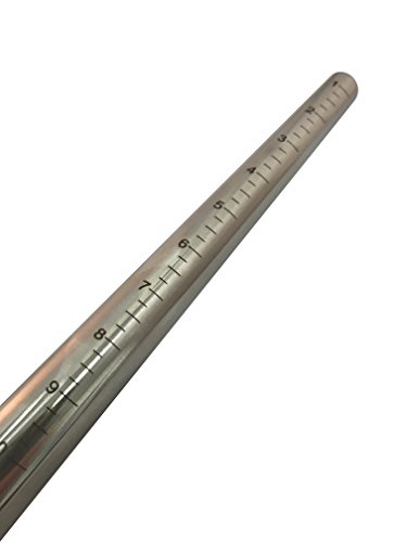 Stainless Steel Ring Sizing Mandrel Sizes 1-16