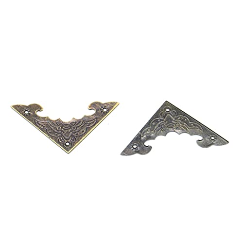 Soporte de esquina joyería caja de madera pie pierna protector JFDBGU 3