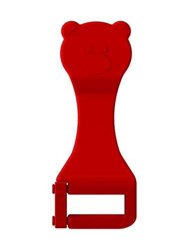 Bear Buddy Unbuckle Assistant Easy Buckle Release Aid for Children and Parents to Unbuckle (Red)