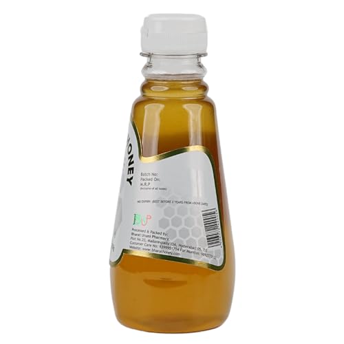 Bharat Honey Agmark Grade 'A' Small Bee Kashmir Honey, 500 Grams - NMR Tested with No Added Sugar