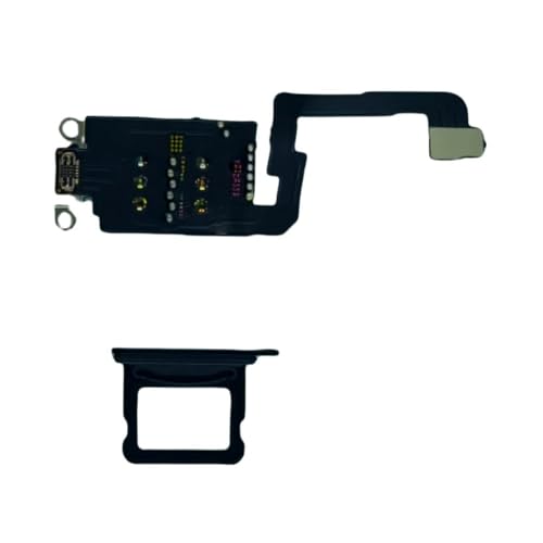 Lecteur double SIM iPhone 16 Plus noir avec rack tiroir carte