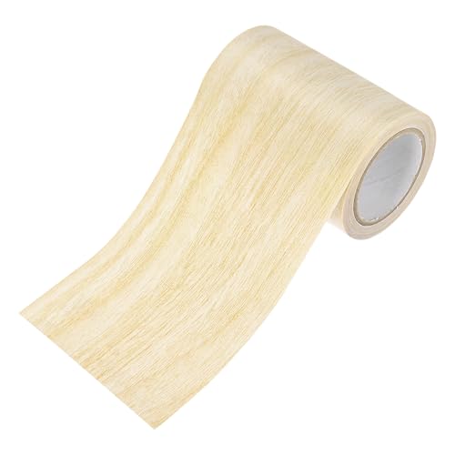 Image of M METERXITY 1-Roll Wood Grain Repair Tape, 3.15in x 15ft Textured Realistic Self-Adhesive Wood Floor Tape Contact Paper for Furniture /Floors /Home [Light Yellow Oak]