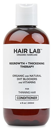 Hair Lab Conditioner for Hair Loss Hair Regrowth and Thinning Hair. Organic Ingredients. DHT Blockers, Argan Oil, Pumpkin Seed Oil. Suitable for All Hair Types. Sulfate-Free. (8 ounce)