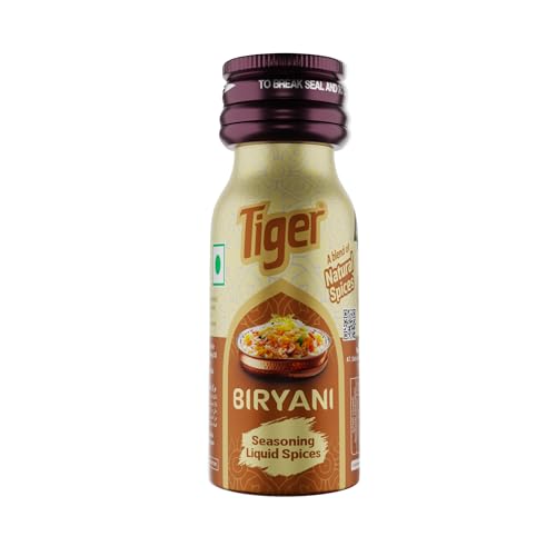 Tiger BIRYANI Natural Culinary Essence Seasoning Spices - 18 ML