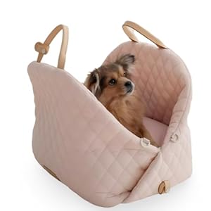 S&C PetLux Stylish Chic 3-in-1 Pet Carrier, Dog Purse & Car Seat – Luxury Travel Tote for Dogs and Cats, Plush Comfort, Multi-Use Solution for Pet Lovers (Pink, Medium)
