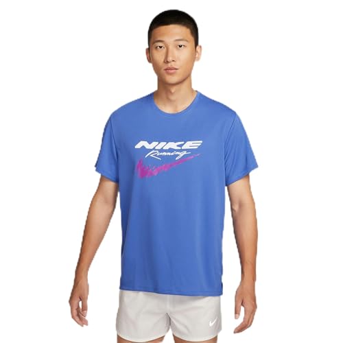 Image of Nike Mens Rn Enrgy Miler Dri Fit Uv Running Top