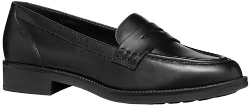 Geox D Jaylon 2b, Mocassino Donna, Nero, 39 EU
