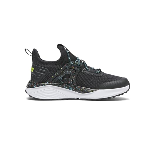 PUMA Alternative Closure Shoes Pacer 23 Sneaker, 13 US Unisex Little Kid, Black-Lime Smash-Bright Aqua2