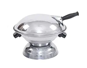 Aluminum Tandoor Bati Maker Baking Oven, 34 x 34 x 28 cm,Gas Tandoor, Barbecue Grill Food Steamer Cookwar