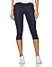Produktbild Brody & Co. Damen Leggings Crop Caprihose 3/4 Gym Cropped Leggins Dance Yoga, Marineblau, S-M