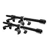 NAIZY 2-tlg Federspanner Set Montagespanner Federspannersatz mit 4 Krallen bis 370mm Spannweite Feder spanner, für Tieferlegungs Federn Fahrwerk