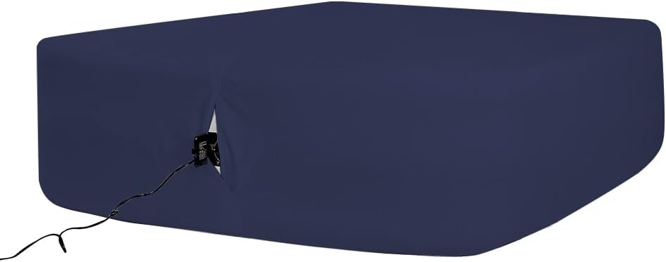 Bedecor Sábanas de cama de aire para funda de colchón, cama extraíble y banda elástica, súper suaves, transpirables y profundas de hasta 21