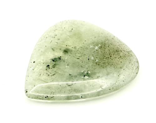 Natural Gemstone Guitar and Bass Pick by Fostinis Guitars 3mm (Labradorite (blank without logo))