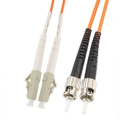 HHM LC-ST Dual-Core Multi Mode Fiber Optic Jumper,Length: 3m