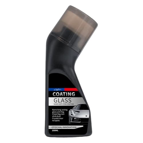 Coche sellador de vidrio 100ml | Revestimiento antivaho para parabrisas Deflector de lluvia para una visión clara del del coche, espejo y de la ducha Fácil de aplicar con aplicador de