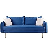 AFLHYJK Armchair Sofa Bed Adjustable Reclining Back and Arm Living Room Furniture Home Small Double