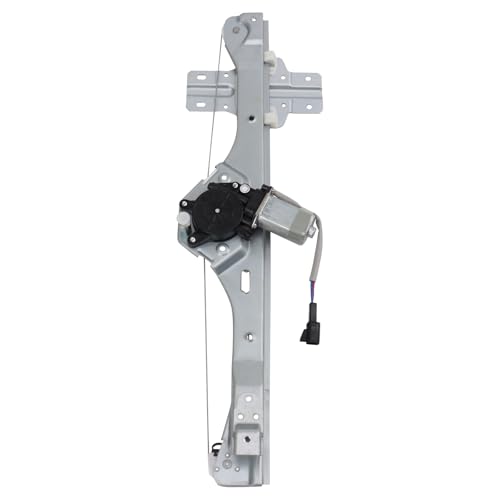 Image of TRQ Rear Right Power Window Regulator & Motor Assembly Passenger Side Compatible with 2008-2012 Buick Enclave 2009-2012 Chevrolet Traverse 2007-2012 GMC Acadia 2007-2010 Saturn Outlook