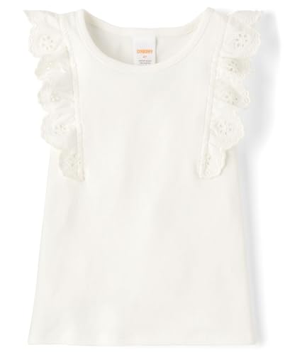 Gymboree Girls' and Toddler Sleeveless Embroidered Top