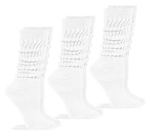Jefferies Socks Womens Slouch Cotton Knit Socks 3 Pair Pack