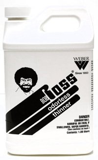 Bob Ross Odorless Thinner, 1 Quart - FLAMMABLE by Martin & F. Weber