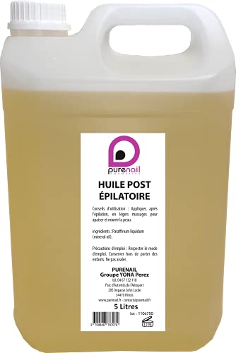 Purewax | Aceite post depilatorio profesional | Aceite 100% vegetal (5 litros)