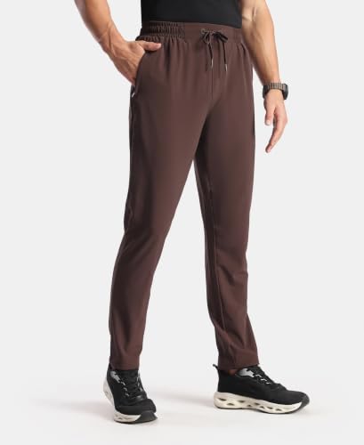Image of Jockey MV25 Men Recycled Microfiber Elastane Stretch Active Wear Trackpant with Zipper Pockets and StayFresh Treatment