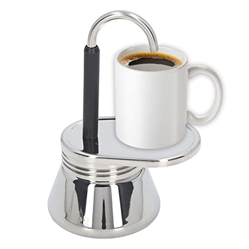 Moka a beccuccio singolo, caffettiera moka 1 tazza, macchina da caffè mini fornello caffettiera...