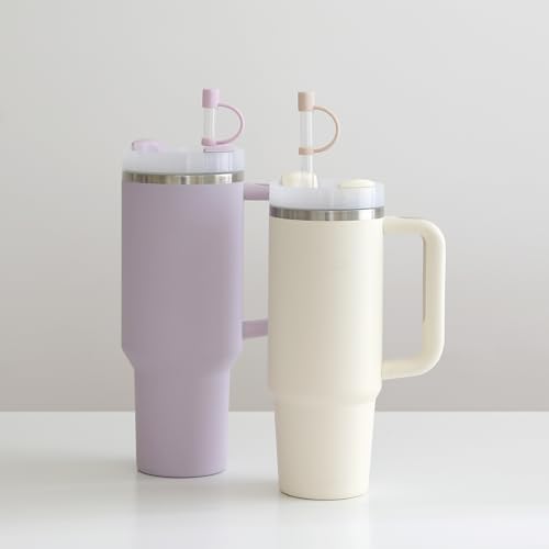The best MOON Heart-shaped Straw Toppers: Stanley Straw Covers Cap for Tumblers & Stanley Cup Accessories 30, 40 oz - Girly Multi-Color 5-Pack - Valentines & Galentines Day Gifts