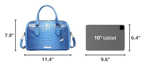 Image of Makcr Joacbv Top-Handle Crocodile Purses For Women Crossbody Leather Bags Trendy Large Capacity Tote with Shoulder Strap