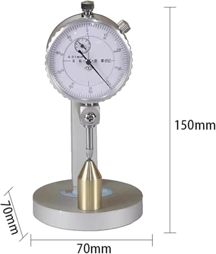 Calibrador de espesor para lentes 0-10mm mecánico miniatura 6