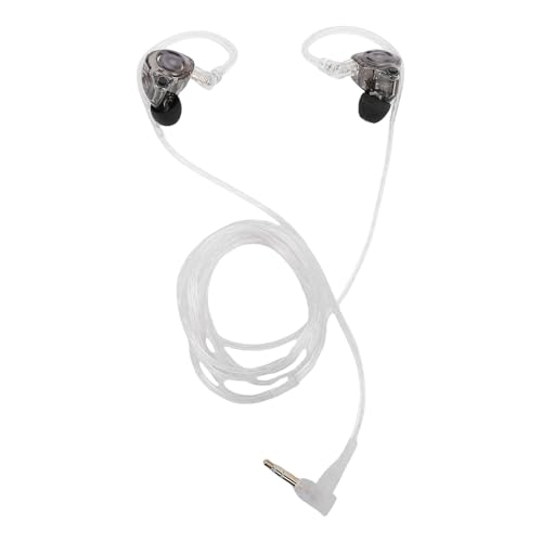 Jectse Auriculares con Cable, Auriculares Híbridos para Juegos HiFi Deep Bass 1BA+1DD con Cable Desmontable de 2 Pines, para Dispositivos Móviles de Consola de Juegos de PC
