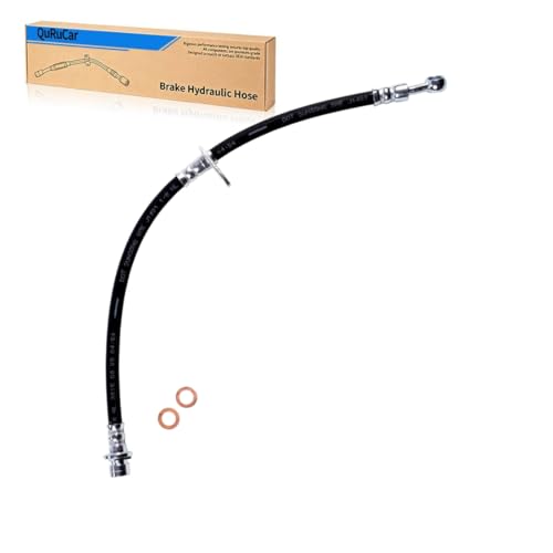QuRuCar Brake Hydraulic Hose Front Right 1 PCS,Brake Hose for Honda Accord 2013 2014 2015 2016 2017 Replacement 01464T2AA01, 01464T2AA02, 01464T2AA50