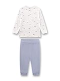 Sanetta Jungen-Schlafanzug Off-White Mammut | Nachhaltiger und bequemer Schlafanzug aus Bio-Baumwolle für Jungen.