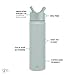 Simple Modern Water Bottle with Straw Lid Vacuum Insulated Stainless Steel Metal Thermos | Reusable Leak Proof BPA-Free Flask for Gym, Travel, Sports | Summit Collection | 22oz, Sea Glass Sage