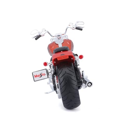 1:12 HARLEY DAVIDSON 2014 CVO BREAKOUT, White and Yellow - Image 3