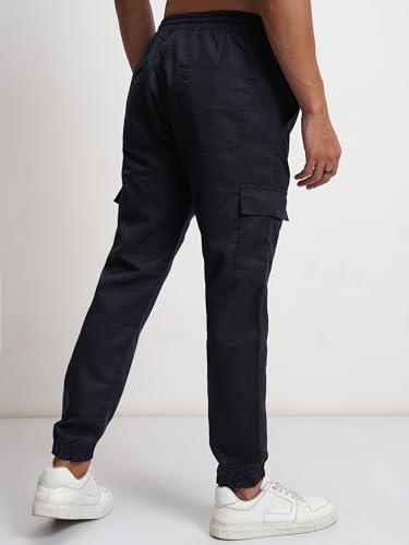 Image of Highlander Men's Cargo Jogger Trousers| Utility Pockets | Trouser for Men | Men Trousers