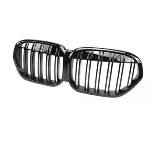 Grille avant calandre pour BMW X1 F48 LCI 2020-2022 en noir brillant