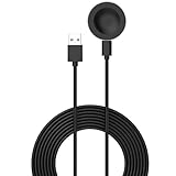 FitTurn Charger for Huawei Watch 5/Fit 4, Fit4 Pro Charger Charging Seated Metal-Cased Cable Replacement USB Adapter Charge Cord Charging Cable Clip -(Detachable Version) (Black)